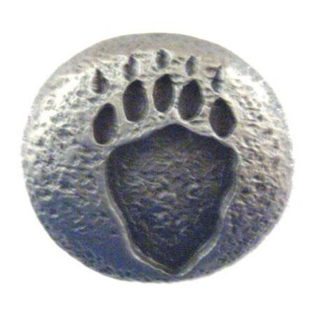 Sierra Lifestyles Pewter Bear Track Knob SL-681391
